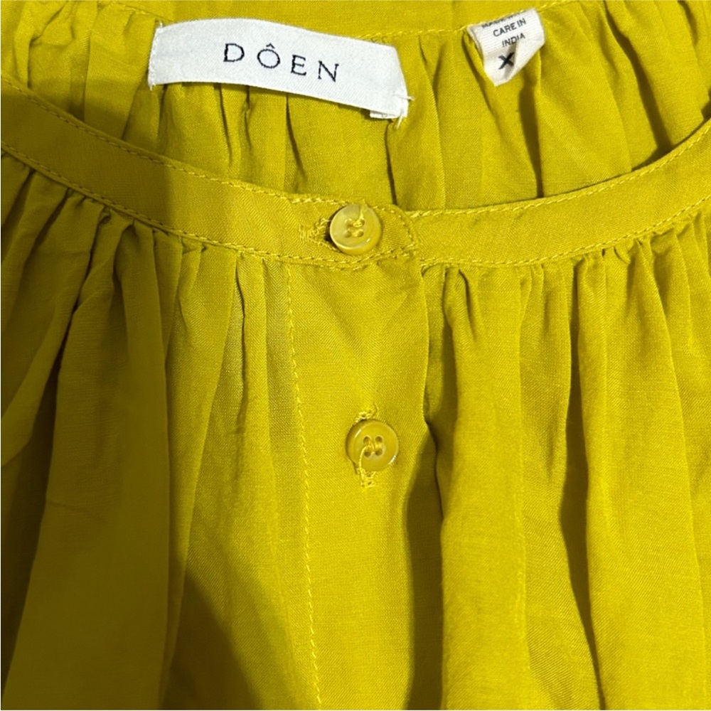 Doen June Top Blouse in Moss Yellow
Size XSmall - Picture 4 of 6